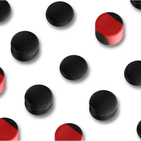 Set 6 Protecții Silicon (Thumb Caps) iPega P5006 pentru Controller PS5, Negru/Roșu Set 6 Protecții Silicon (Thumb Caps) iPega P5006 pentru Controller PS5, Negru/Roșu (Bakr, PG-P5006) by www.silkase.ro