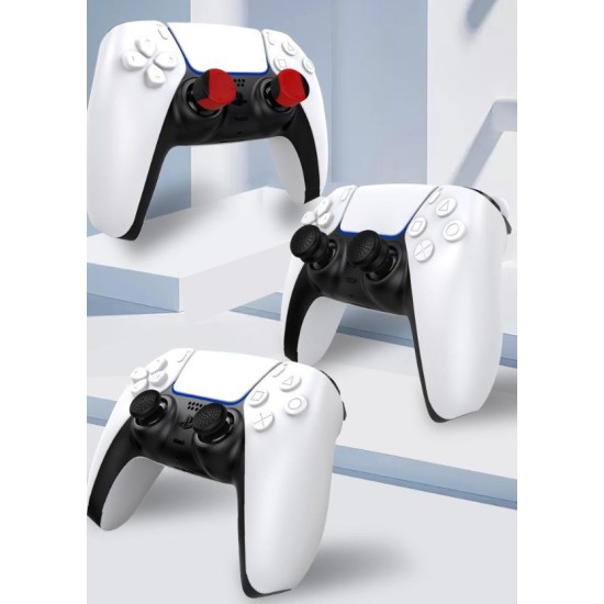 Set 6 Protecții Silicon (Thumb Caps) iPega P5006 pentru Controller PS5, Negru/Roșu Set 6 Protecții Silicon (Thumb Caps) iPega P5006 pentru Controller PS5, Negru/Roșu (Bakr, PG-P5006) by www.silkase.ro