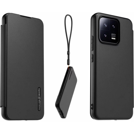Husa de Protectie Tip Carte cu Snur pentru Xiaomi 13, Black Husa de Protectie Tip Carte cu Snur pentru Xiaomi 13, Black (13, WIFOLIOSPMI13N) by www.silkase.ro
