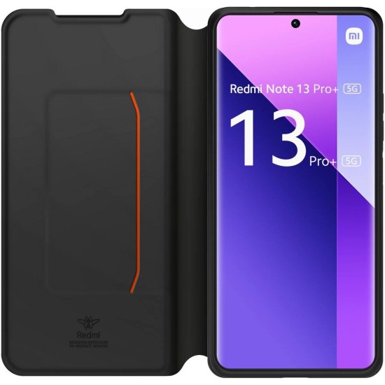 Husă Xiaomi Book Case cu Șnur pentru Xiaomi Redmi Note 13 Pro+ 5G, Black (Redmi Note 13 Pro+, WIFOLIONOTE13PROP5GNDR) by www.silkase.ro