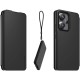 Husă Xiaomi Book Case cu Șnur pentru Xiaomi Redmi Note 13 Pro+ 5G, Black (Redmi Note 13 Pro+, WIFOLIONOTE13PROP5GNDR) by www.silkase.ro