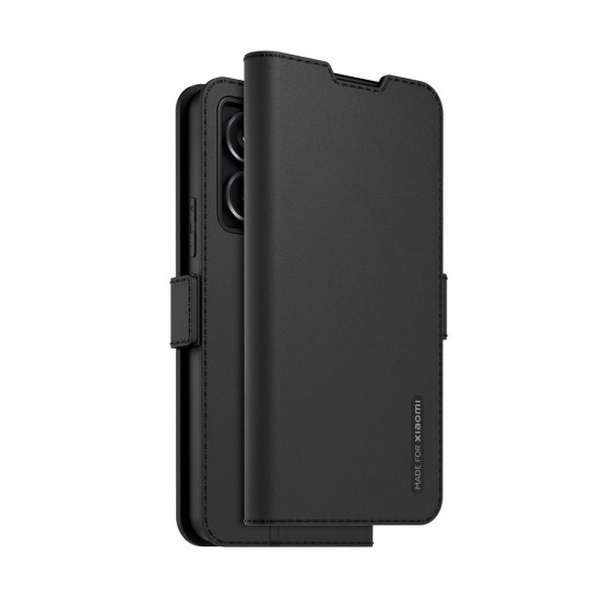 Husă Tip Carte Book Stand cu Șnur pentru Xiaomi Redmi Note 13 Pro 5G, Negru (Redmi Note 13 Pro, WISTANDNOTE13PRO5GN) by www.silkase.ro