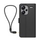 Husă Tip Carte Xiaomi Book Stand Case cu Șnur pentru Xiaomi Redmi Note 13 Pro+ 5G, Negru (Redmi Note 13 Pro+, WISTANDNOTE13PROP5GN) by www.silkase.ro