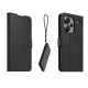 Husă Tip Carte Xiaomi Book Stand Case cu Șnur pentru Xiaomi Redmi Note 13 Pro+ 5G, Negru (Redmi Note 13 Pro+, WISTANDNOTE13PROP5GN) by www.silkase.ro