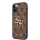 Husa Guess PU 4G Metal Logo pentru iPhone 12 / 12 Pro, Maro Husa Guess PU 4G Metal Logo pentru iPhone 12 / 12 Pro, Maro (Bakr, GUHCP12M4GMGBR) by www.silkase.ro
