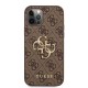 Husa Guess PU 4G Metal Logo pentru iPhone 12 / 12 Pro, Maro Husa Guess PU 4G Metal Logo pentru iPhone 12 / 12 Pro, Maro (Bakr, GUHCP12M4GMGBR) by www.silkase.ro