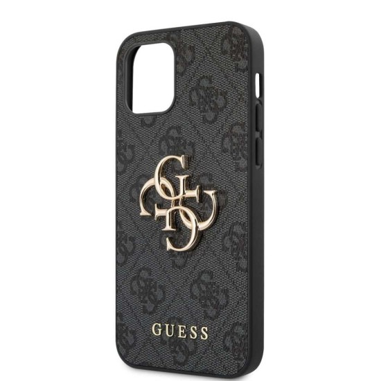 Husa Guess PU 4G Metal Logo pentru iPhone 12 / 12 Pro, Gri Husa Guess PU 4G Metal Logo pentru iPhone 12 / 12 Pro, Gri (Bakr, GUHCP12M4GMGGR) by www.silkase.ro