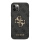 Husă Premium Guess PU 4G Metal Logo pentru iPhone 12 Pro Max, Gri Husă Premium Guess PU 4G Metal Logo pentru iPhone 12 Pro Max, Gri (Bakr, GUHCP12L4GMGGR) by www.silkase.ro