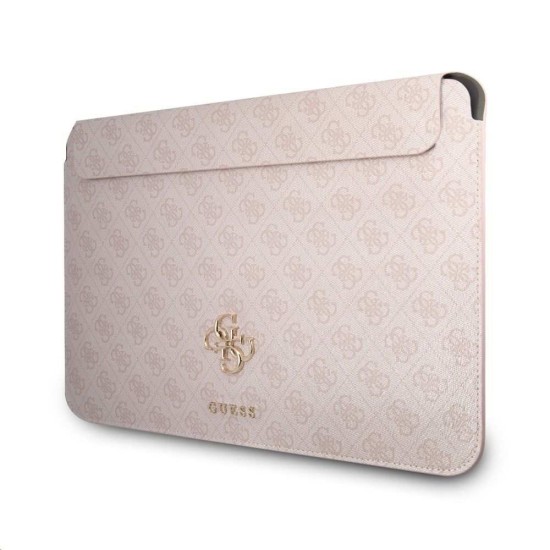 Husa Laptop Guess PU 4G Metal Logo 13 inch, Roz Husa Laptop Guess PU 4G Metal Logo 13 inch, Roz (Bakr, GUCS13G4GFPI) by www.silkase.ro