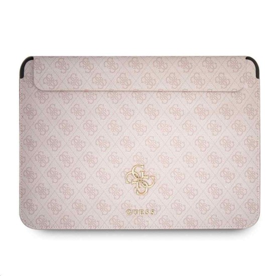 Husa Laptop Guess PU 4G Metal Logo 13 inch, Roz Husa Laptop Guess PU 4G Metal Logo 13 inch, Roz (Bakr, GUCS13G4GFPI) by www.silkase.ro