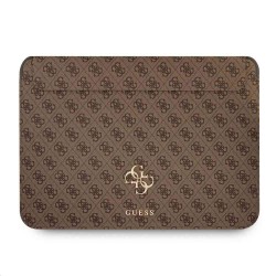 Husa Laptop Guess PU 4G Metal Logo 13 inch, Maro Husa Laptop Guess PU 4G Metal Logo 13 inch, Maro