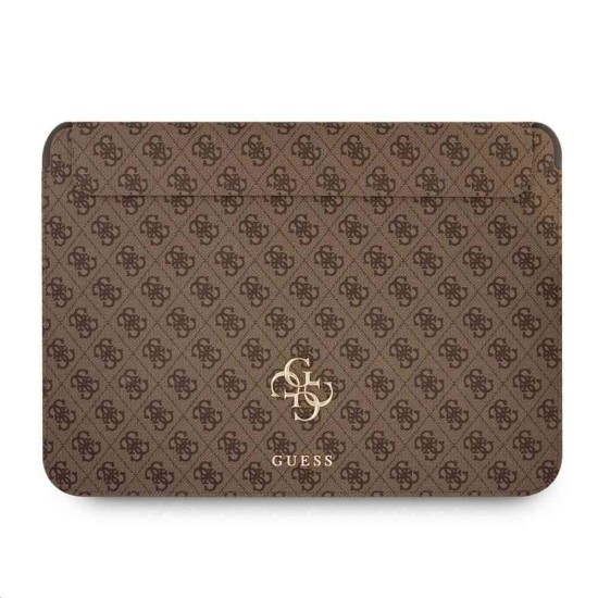 Husa Laptop Guess PU 4G Metal Logo 13 inch, Maro Husa Laptop Guess PU 4G Metal Logo 13 inch, Maro (Bakr, GUCS13G4GFBR) by www.silkase.ro