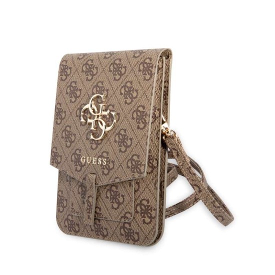 Geantă de Telefon Guess PU 4G Metal Logo Brown Geantă de Telefon Guess PU 4G Metal Logo Brown (Genți și Borsete Telefon, GUWBG4GFBR) by www.silkase.ro