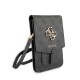 Geanta de Telefon Guess PU 4G Metal Logo, Gri (Cabluri Telefon, GUWBG4GFGR) by www.silkase.ro