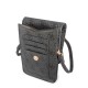 Geanta de Telefon Guess PU 4G Metal Logo, Gri (Cabluri Telefon, GUWBG4GFGR) by www.silkase.ro