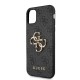 Husă de protecție Guess PU 4G Metal Logo pentru iPhone 11, Grey Husă de protecție Guess PU 4G Metal Logo pentru iPhone 11, Grey (Bakr, GUHCN614GMGGR) by www.silkase.ro