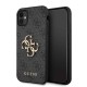 Husă de protecție Guess PU 4G Metal Logo pentru iPhone 11, Grey Husă de protecție Guess PU 4G Metal Logo pentru iPhone 11, Grey (Bakr, GUHCN614GMGGR) by www.silkase.ro