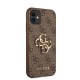 Husa de Protectie Guess PU 4G Metal Logo pentru iPhone 11, Brown (Bakr, GUHCN614GMGBR) by www.silkase.ro