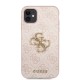 Husa Guess PU 4G Metal Logo pentru iPhone 11, Roz Husa Guess PU 4G Metal Logo pentru iPhone 11, Roz (Bakr, GUHCN614GMGPI) by www.silkase.ro