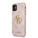 Husa Guess PU 4G Metal Logo pentru iPhone 11, Roz Husa Guess PU 4G Metal Logo pentru iPhone 11, Roz (Bakr, GUHCN614GMGPI) by www.silkase.ro