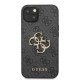 Husa Guess PU 4G Metal Logo pentru iPhone 13, Gri (Bakr, GUHCP13M4GMGGR) by www.silkase.ro