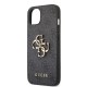 Husa Guess PU 4G Metal Logo pentru iPhone 13, Gri (Bakr, GUHCP13M4GMGGR) by www.silkase.ro