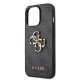 Husa Guess PU 4G Metal Logo pentru iPhone 13 Pro Max, Grey (Bakr, GUHCP13X4GMGGR) by www.silkase.ro