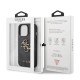 Husa Guess PU 4G Metal Logo pentru iPhone 13 Pro Max, Grey (Bakr, GUHCP13X4GMGGR) by www.silkase.ro