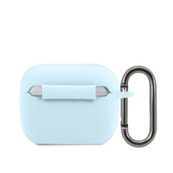 Husa Lacoste Liquid Silicone Glossy Printing Logo pentru AirPods Pro, Albastra Husa Lacoste Liquid Silicone Glossy Printing Logo pentru AirPods Pro, Albastra