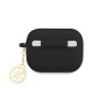 Husa Guess 4G Charm Silicone pentru AirPods Pro, Neagra (Bakr, GUAPLSC4EK) by www.silkase.ro