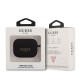 Husa Guess 4G Charm Silicone pentru AirPods Pro, Neagra (Bakr, GUAPLSC4EK) by www.silkase.ro