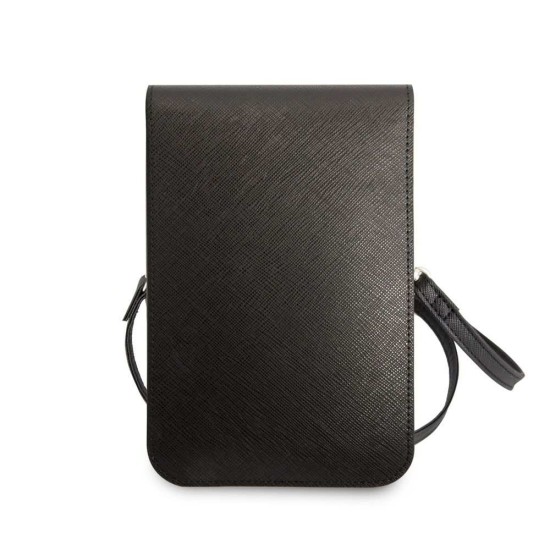 Geantă de Umăr / Portofel Telefon Guess PU Saffiano Triangle Logo, Neagra Geantă de Umăr / Portofel Telefon Guess PU Saffiano Triangle Logo, Neagra (Bakr, GUWBSATMBK) by www.silkase.ro