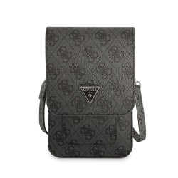 Geantă de Telefon Guess PU 4G Triangle Logo, Black