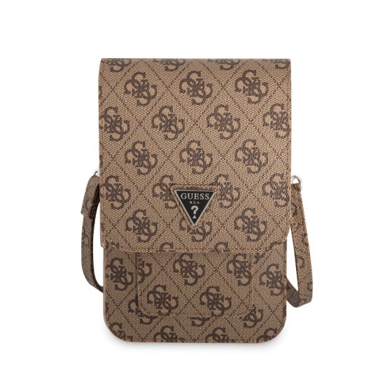Geantă de Telefon Guess PU 4G Triangle Logo, Maro Geantă de Telefon Guess PU 4G Triangle Logo, Maro (Genți și Borsete Telefon, GUWBP4TMBR) by www.silkase.ro