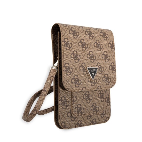 Geantă de Telefon Guess PU 4G Triangle Logo, Maro Geantă de Telefon Guess PU 4G Triangle Logo, Maro (Genți și Borsete Telefon, GUWBP4TMBR) by www.silkase.ro