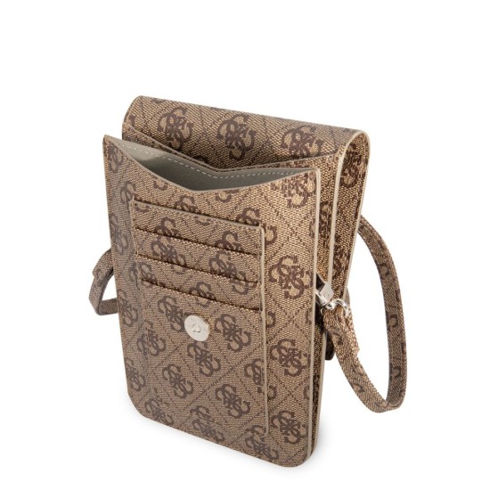 Geantă de Telefon Guess PU 4G Triangle Logo, Maro Geantă de Telefon Guess PU 4G Triangle Logo, Maro (Genți și Borsete Telefon, GUWBP4TMBR) by www.silkase.ro