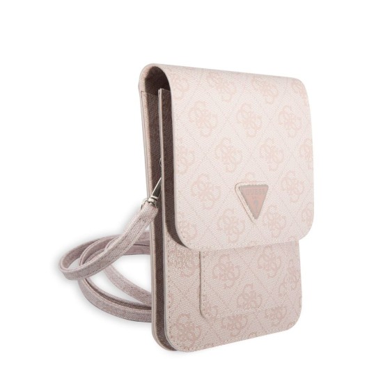 Geantă de Telefon Guess PU 4G Triangle Logo Pink Geantă de Telefon Guess PU 4G Triangle Logo Pink (Încărcătoare Wireless, GUWBP4TMPI) by www.silkase.ro