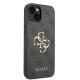 Husa Guess PU 4G Metal Logo pentru iPhone 14, Grey (Bakr, GUHCP14S4GMGGR) by www.silkase.ro