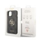 Husa Guess PU 4G Metal Logo pentru iPhone 14, Grey (Bakr, GUHCP14S4GMGGR) by www.silkase.ro