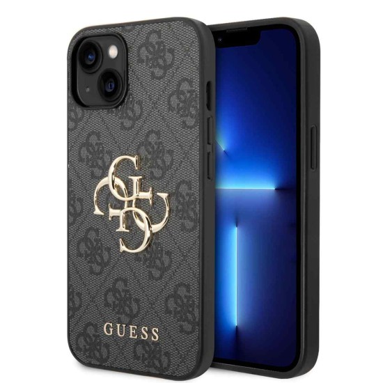 Husa Guess PU 4G Metal Logo pentru iPhone 14 Plus Grey Husa Guess PU 4G Metal Logo pentru iPhone 14 Plus Grey (Bakr, GUHCP14M4GMGGR) by www.silkase.ro