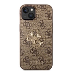 Husă de Protecție Guess PU 4G Metal Logo pentru iPhone 14, Brown Husă de Protecție Guess PU 4G Metal Logo pentru iPhone 14, Brown