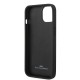 Husa de Protectie BMW Signature din Piele Veritabila pentru iPhone 14 Plus, Negru (Bakr, BMHCP14M22RDPK) by www.silkase.ro