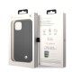 Husa de Protectie BMW Signature din Piele Veritabila pentru iPhone 14 Plus, Negru (Bakr, BMHCP14M22RDPK) by www.silkase.ro