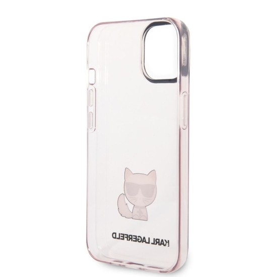 Husă de Protecție Karl Lagerfeld Choupette Logo pentru iPhone 14 Plus, Roz Husă de Protecție Karl Lagerfeld Choupette Logo pentru iPhone 14 Plus, Roz (Bakr, KLHCP14MCTTRI) by www.silkase.ro