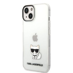 Husa Karl Lagerfeld Choupette Logo pentru iPhone 14 Plus, Transparenta
