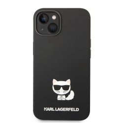 Husă de Protecție iPhone 14 Plus Karl Lagerfeld Liquid Silicone Choupette, Black