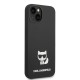 Husă de Protecție iPhone 14 Plus Karl Lagerfeld Liquid Silicone Choupette, Black (Bakr, KLHCP14MSLCTBK) by www.silkase.ro