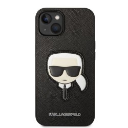 Husa de Protectie Karl Lagerfeld PU Saffiano Karl Head pentru iPhone 14 Plus, Black