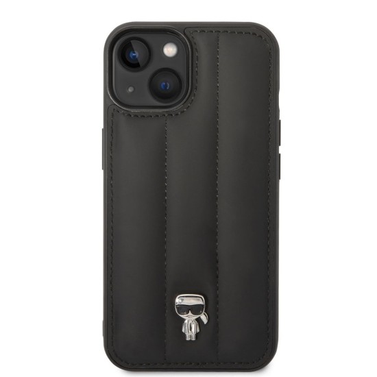 Husă de Protecție Karl Lagerfeld Quilted Puffy Ikonik Logo pentru iPhone 14 Plus, Black Husă de Protecție Karl Lagerfeld Quilted Puffy Ikonik Logo pentru iPhone 14 Plus, Black (Bakr, KLHCP14MPSQPK) by www.silkase.ro
