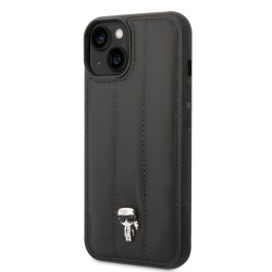 Husă de Protecție Karl Lagerfeld Quilted Puffy Ikonik Logo pentru iPhone 14 Plus, Black